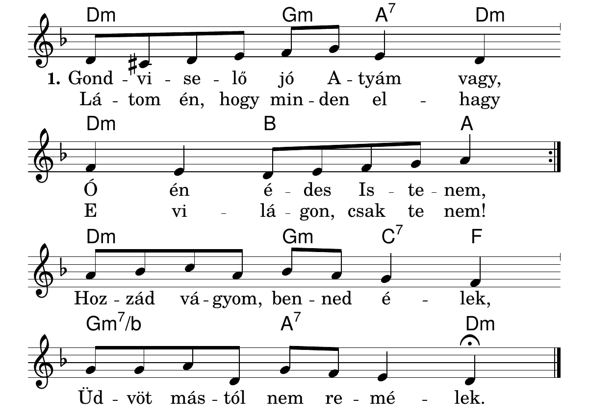 Gondviselő jó Atyám vagy
