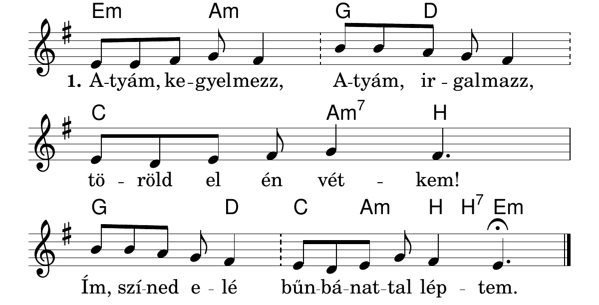 Atyám, kegyelmezz, Atyám, irgalmazz