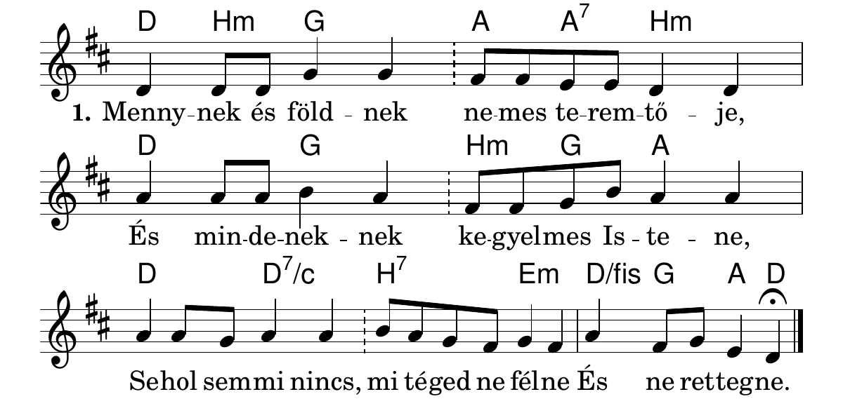 Mennynek és földnek nemes teremtője