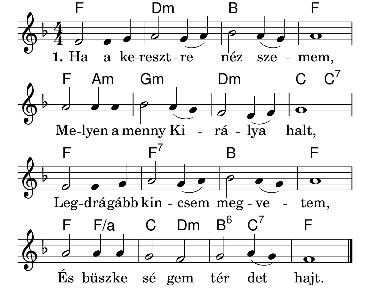 Ha a keresztre néz szemem