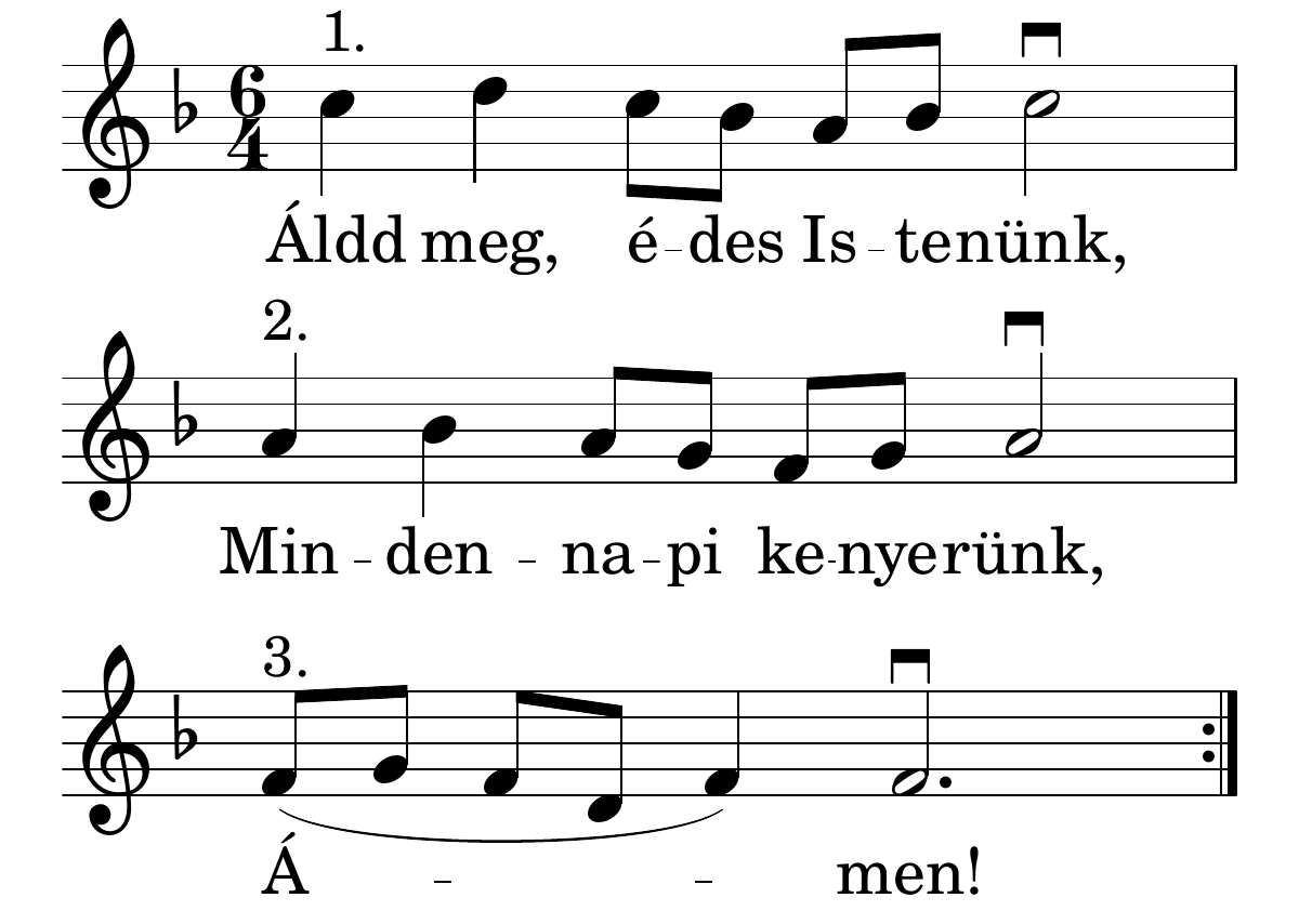 Áldd meg, édes Istenünk