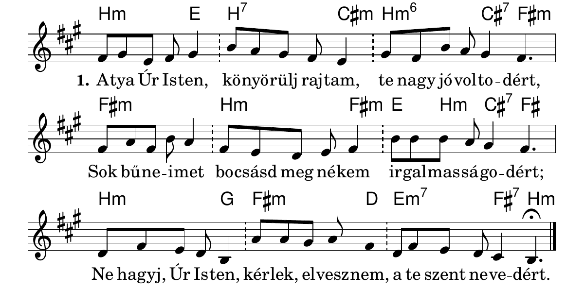 Atya Úr Isten, könyörülj rajtam