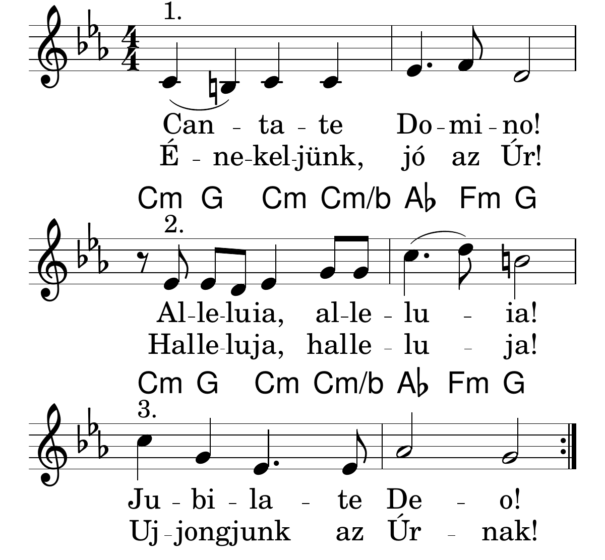 Cantate Domino!