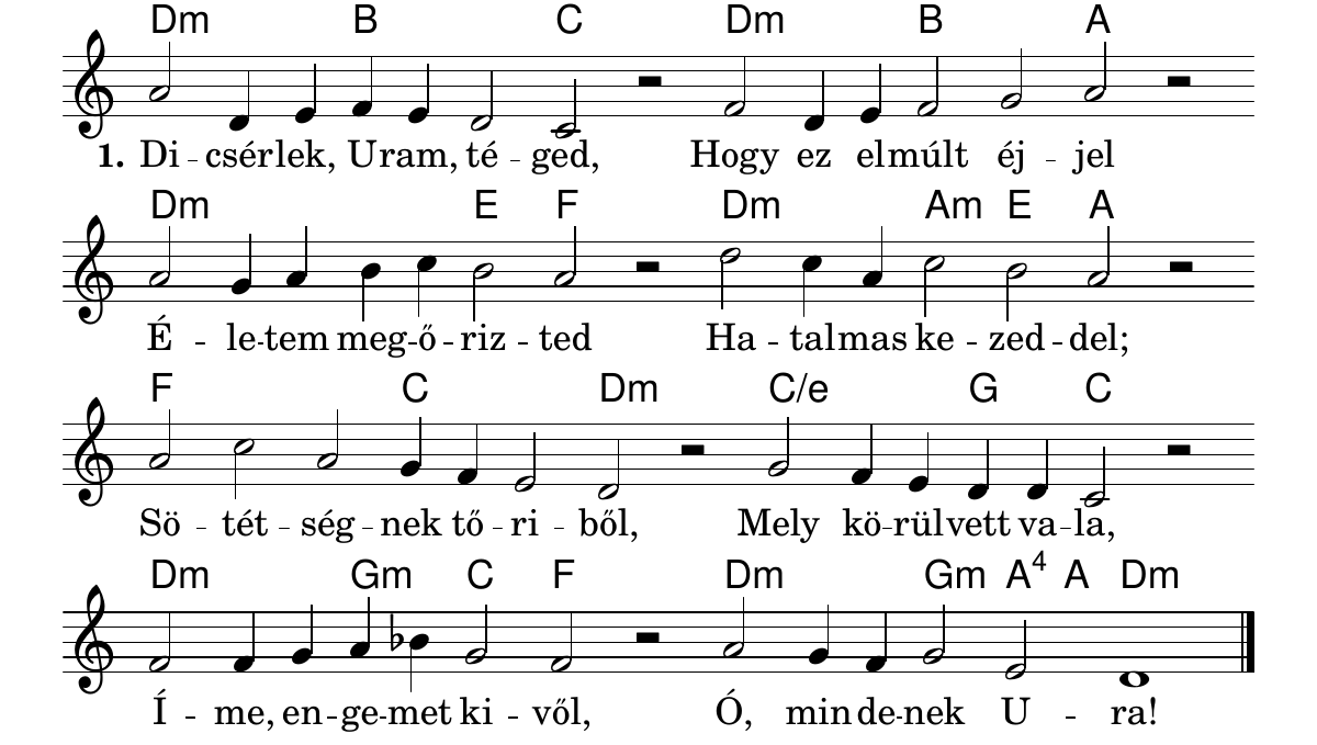 Dicsérlek, Uram, téged