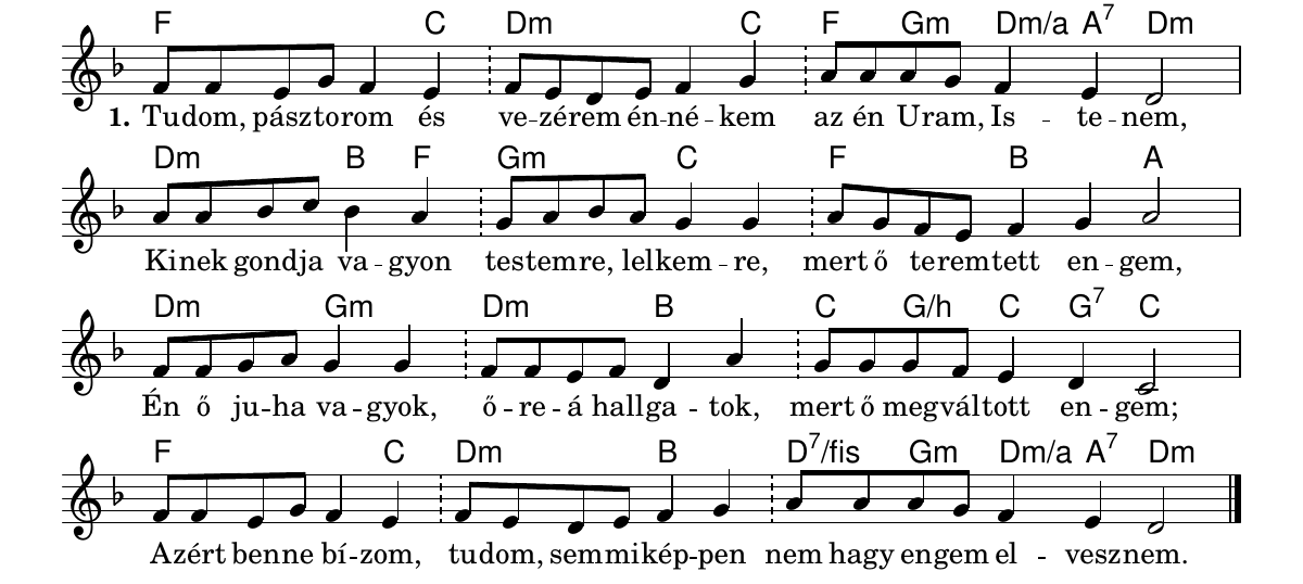 Tudom, pásztorom és vezérem